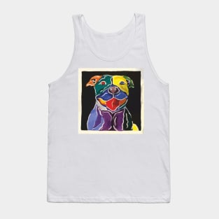 Happy Pitbull Tank Top